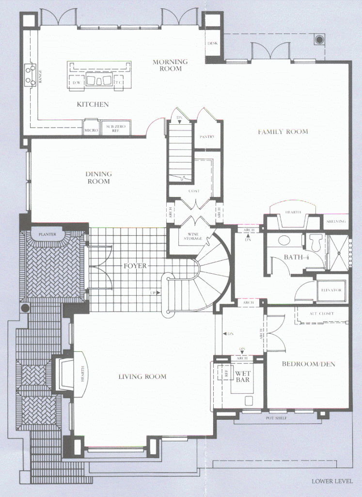 The Romani Bel Air Crest Home Floor Plan