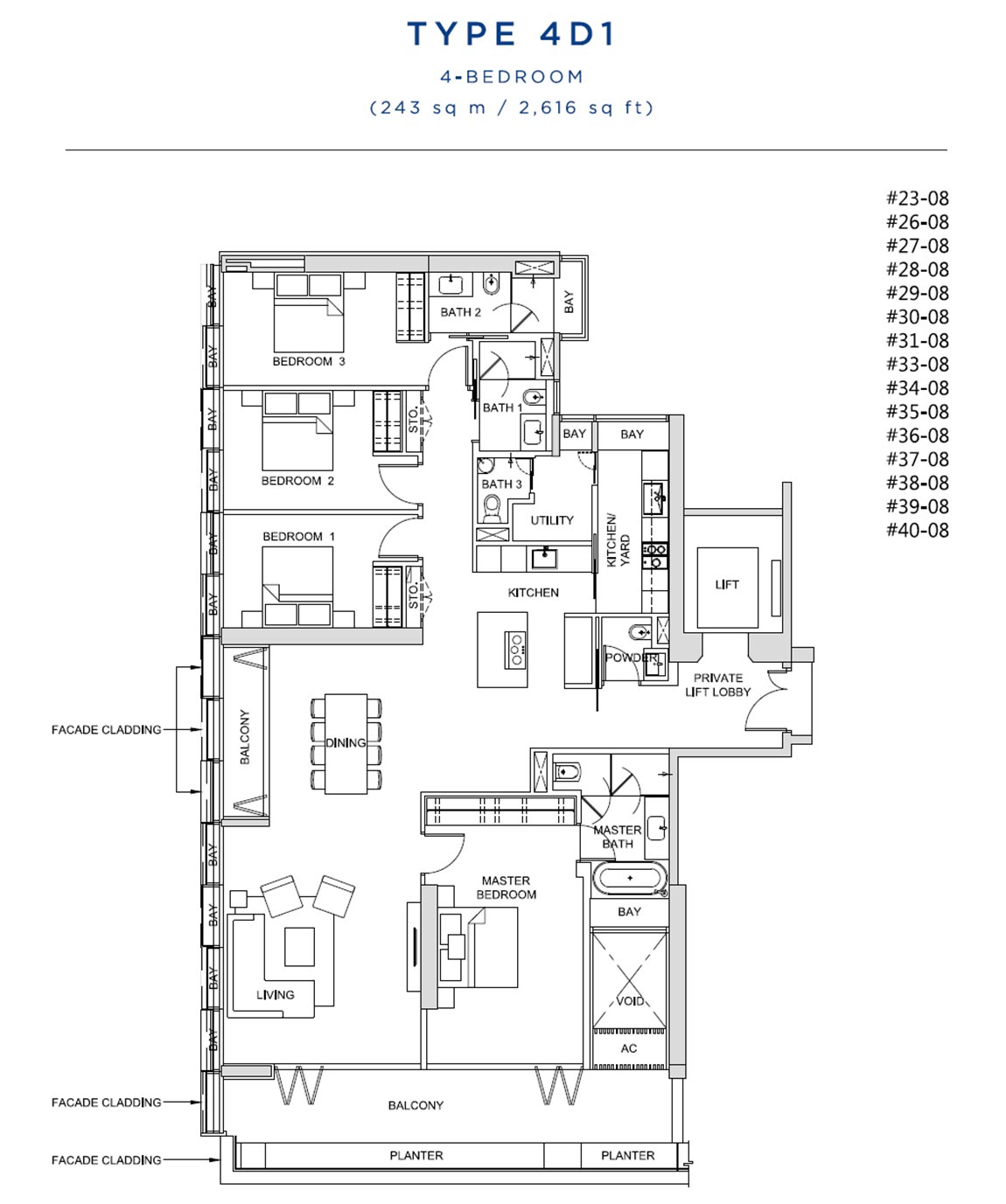 Condo Site Plan & Unit Floor Plans South Beach Residences