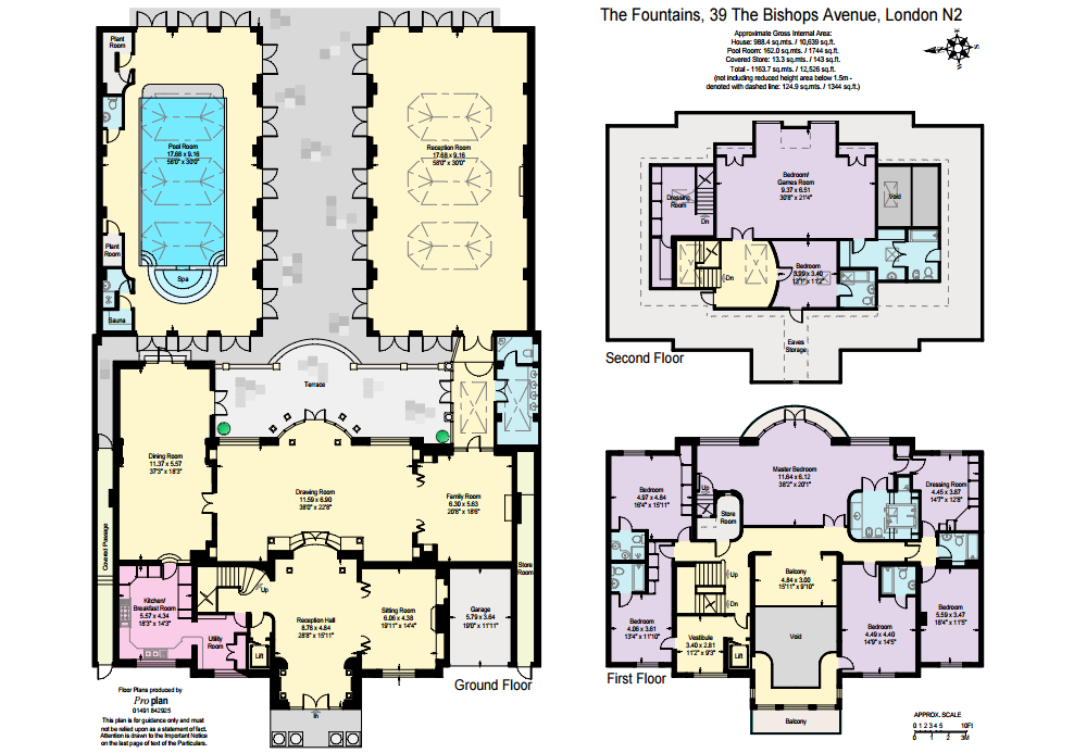 £15 Million Palladian Style Brick Mansion In London