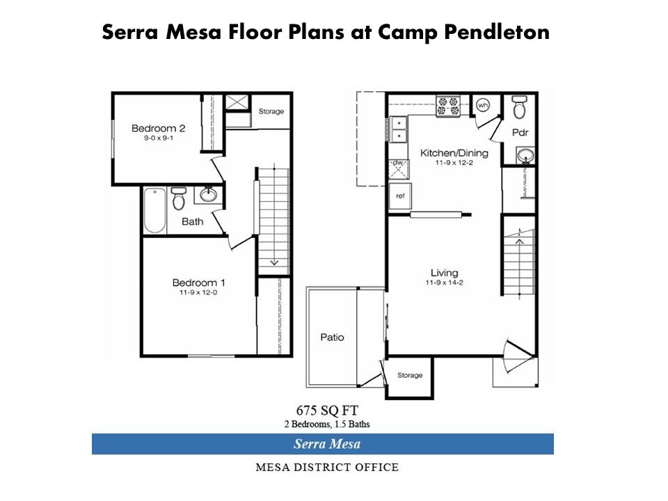 Serra Mesa Military Housing Floor Plans USMC Life