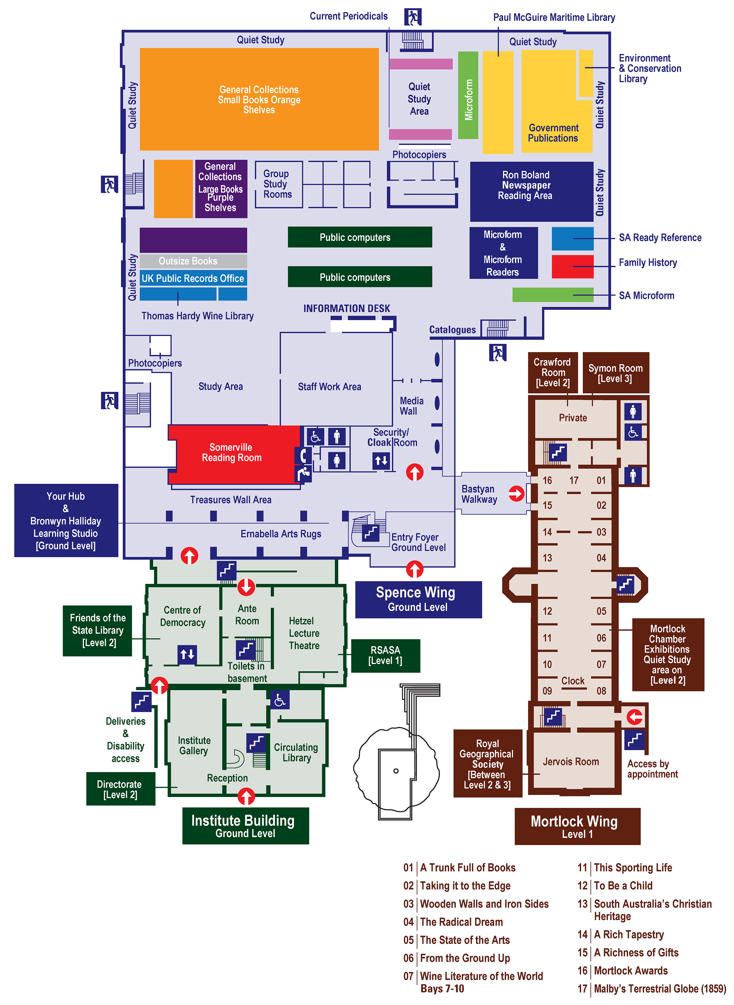 Map of the State Library State Library of South Australia