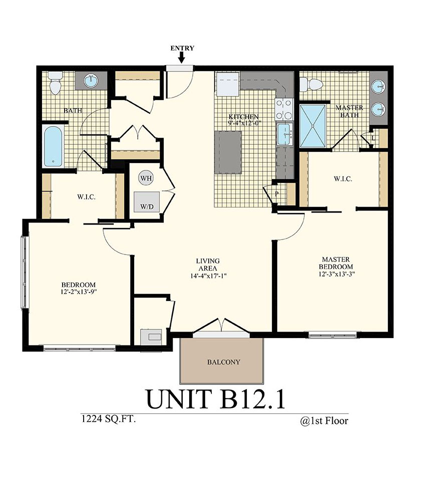 2 Bedroom Apartment Floor Plans Willow Grove The Station