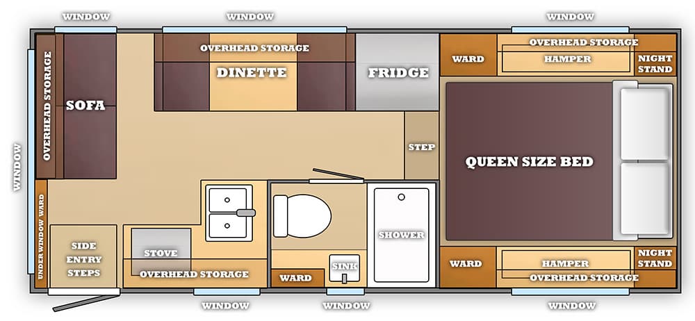 A Dream Camper Floor Plan Truck Camper Magazine