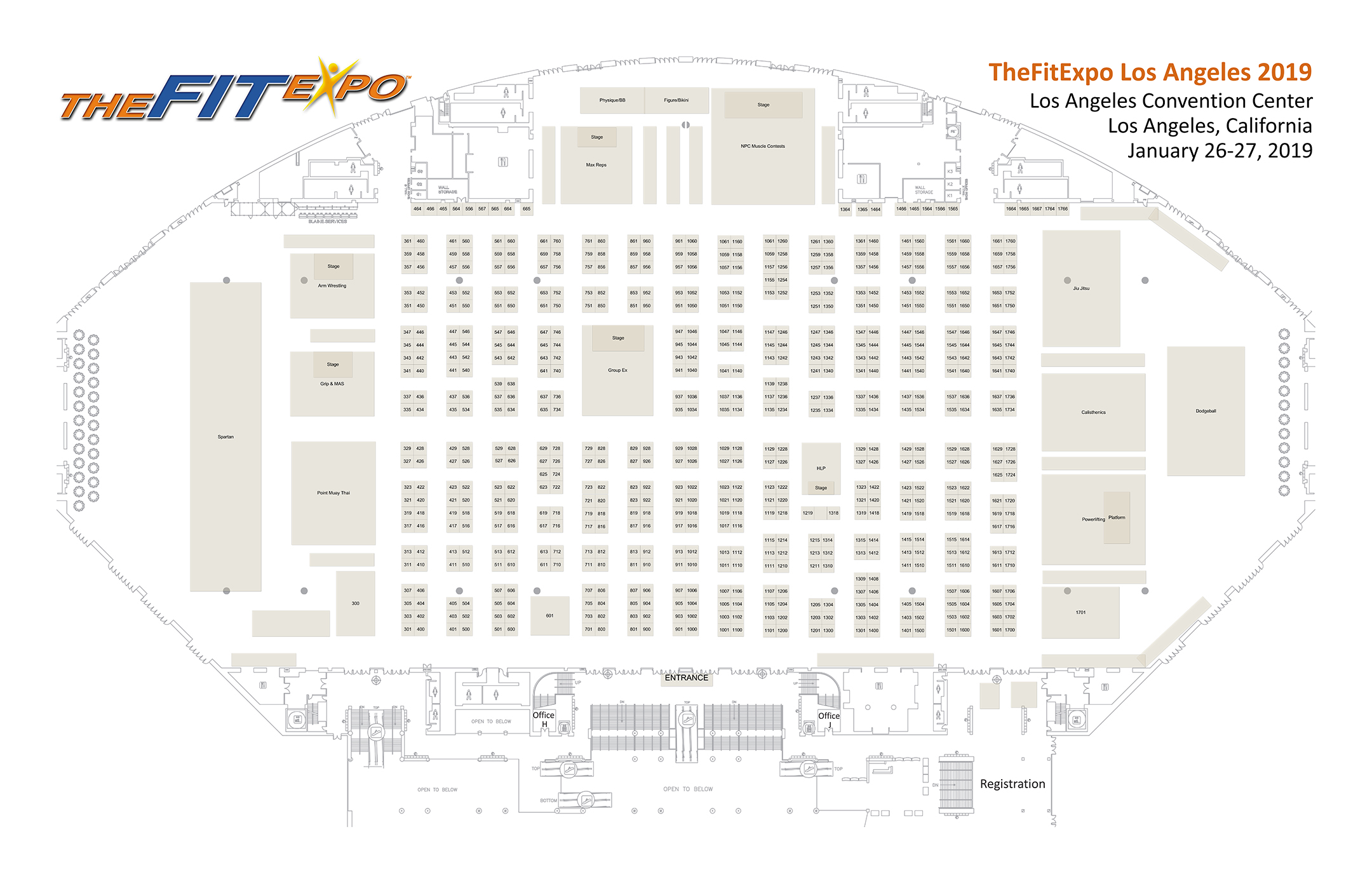 La Fit Expo Floor Plan floorplans.click