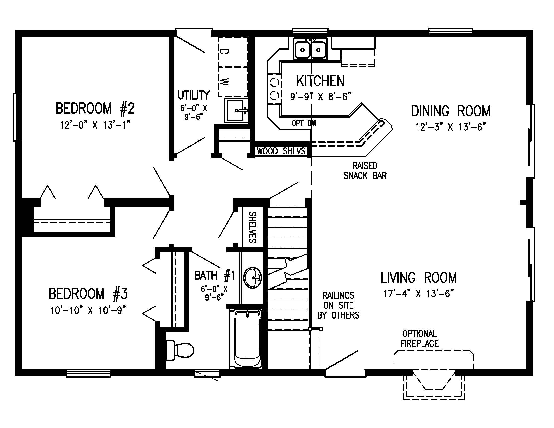 Tahoe 1st Floor Plan All American Dream Homes