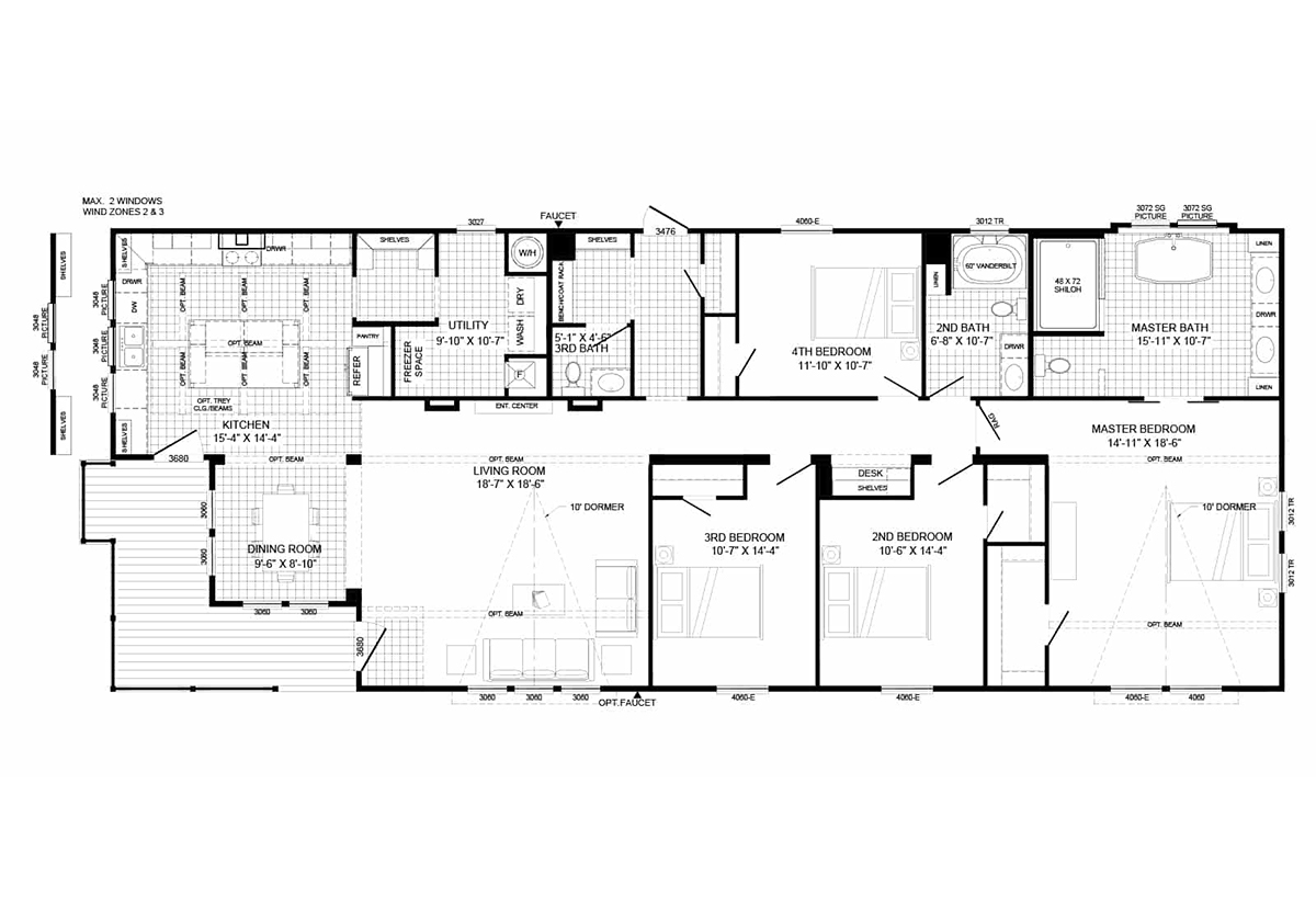 American Farm House The Lulabelle by Buccaneer Homes