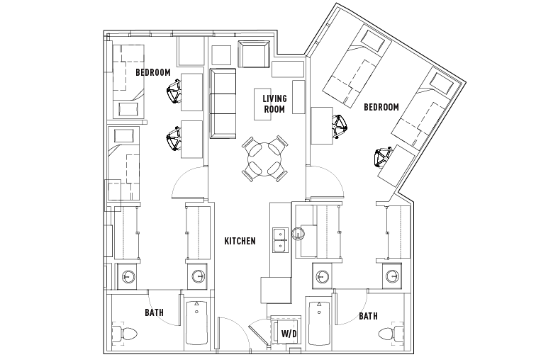 Floor Plans The Summit Drexel Student Housing