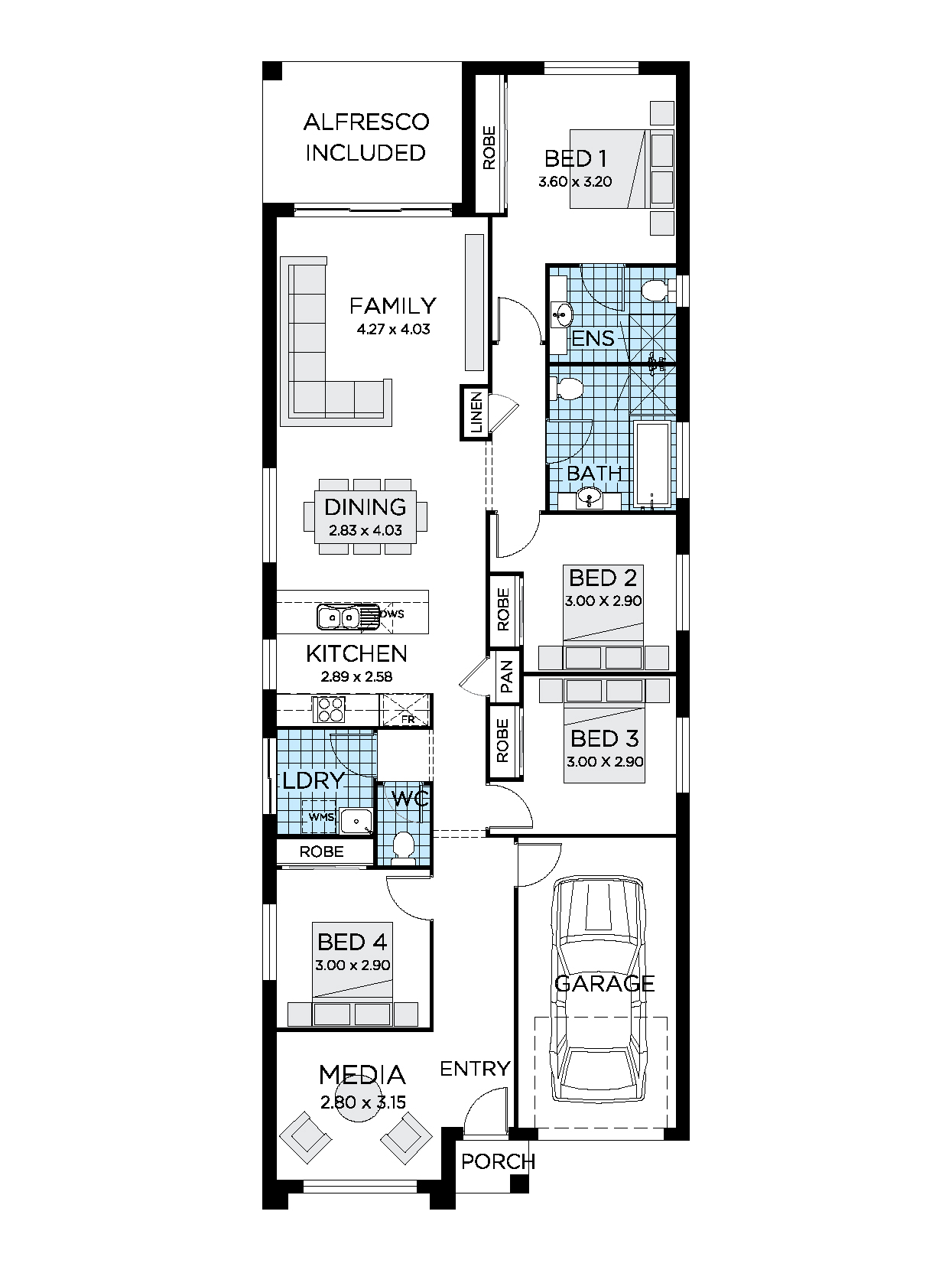 Eve House Design Single Storey House Plan Thrive Homes