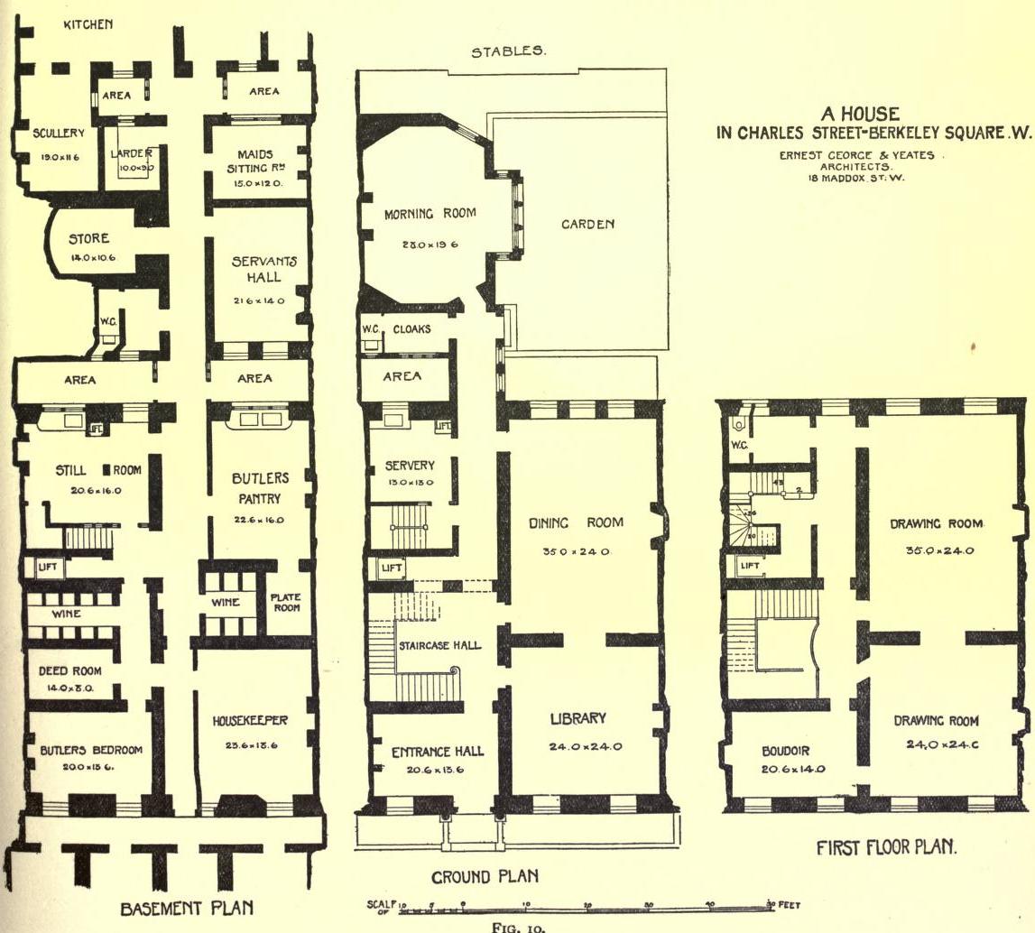 Houses in FindeSiècle Britain Floor Plans and the