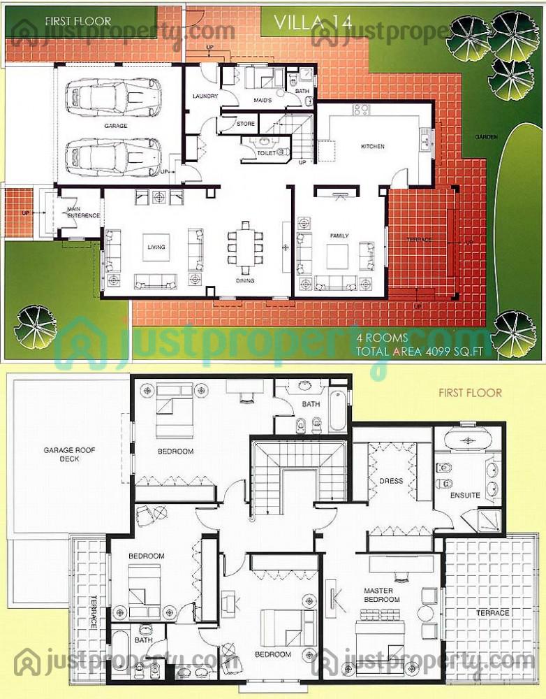 Meadows Villas Floor Plans