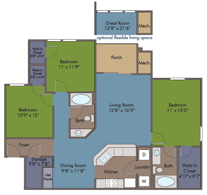 Paramount at Abberly Creat Floor Plans 46850 Abberly