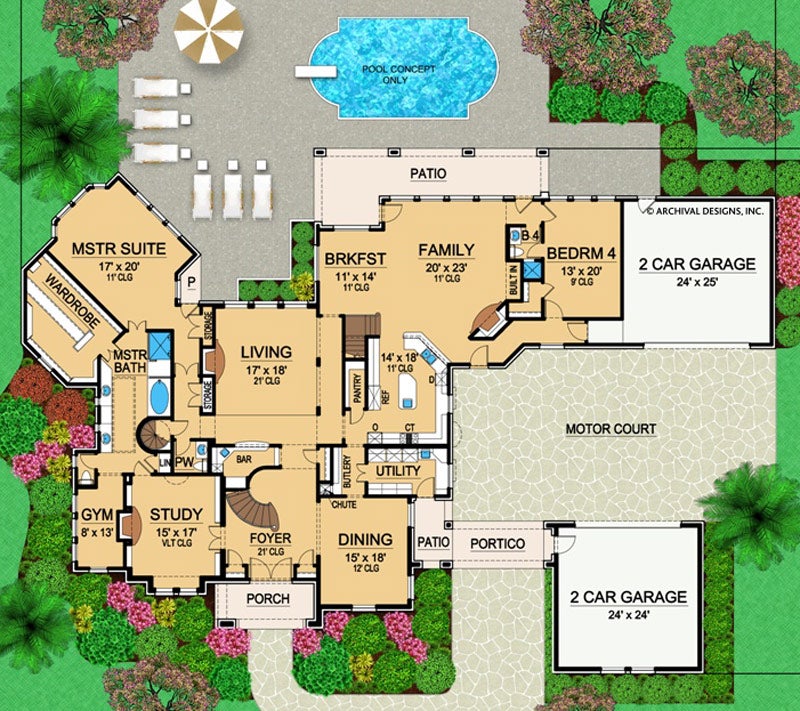Valencio Estate Texas Floor Plan Mansion Floor Plan