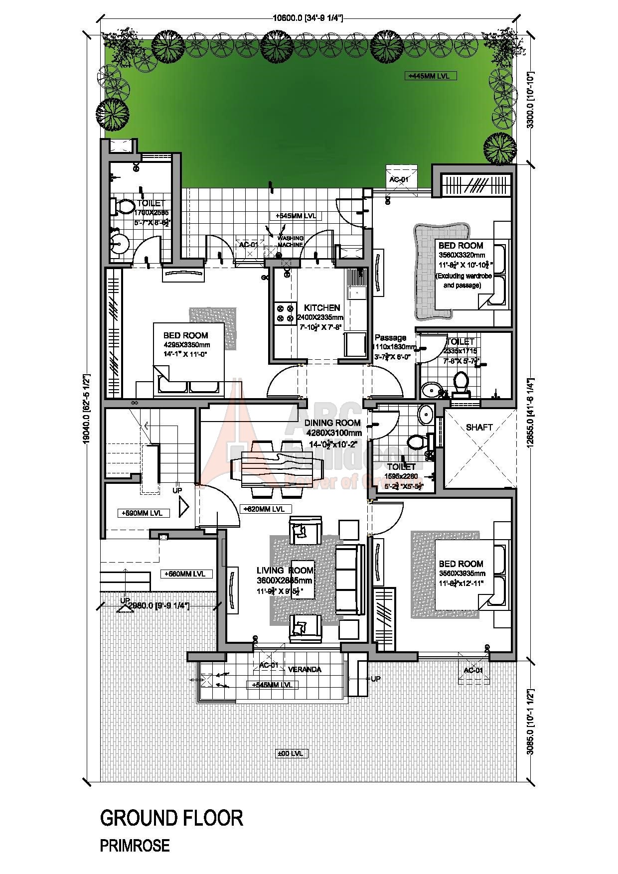Vatika Primrose Floor Plan FloorPlan.in