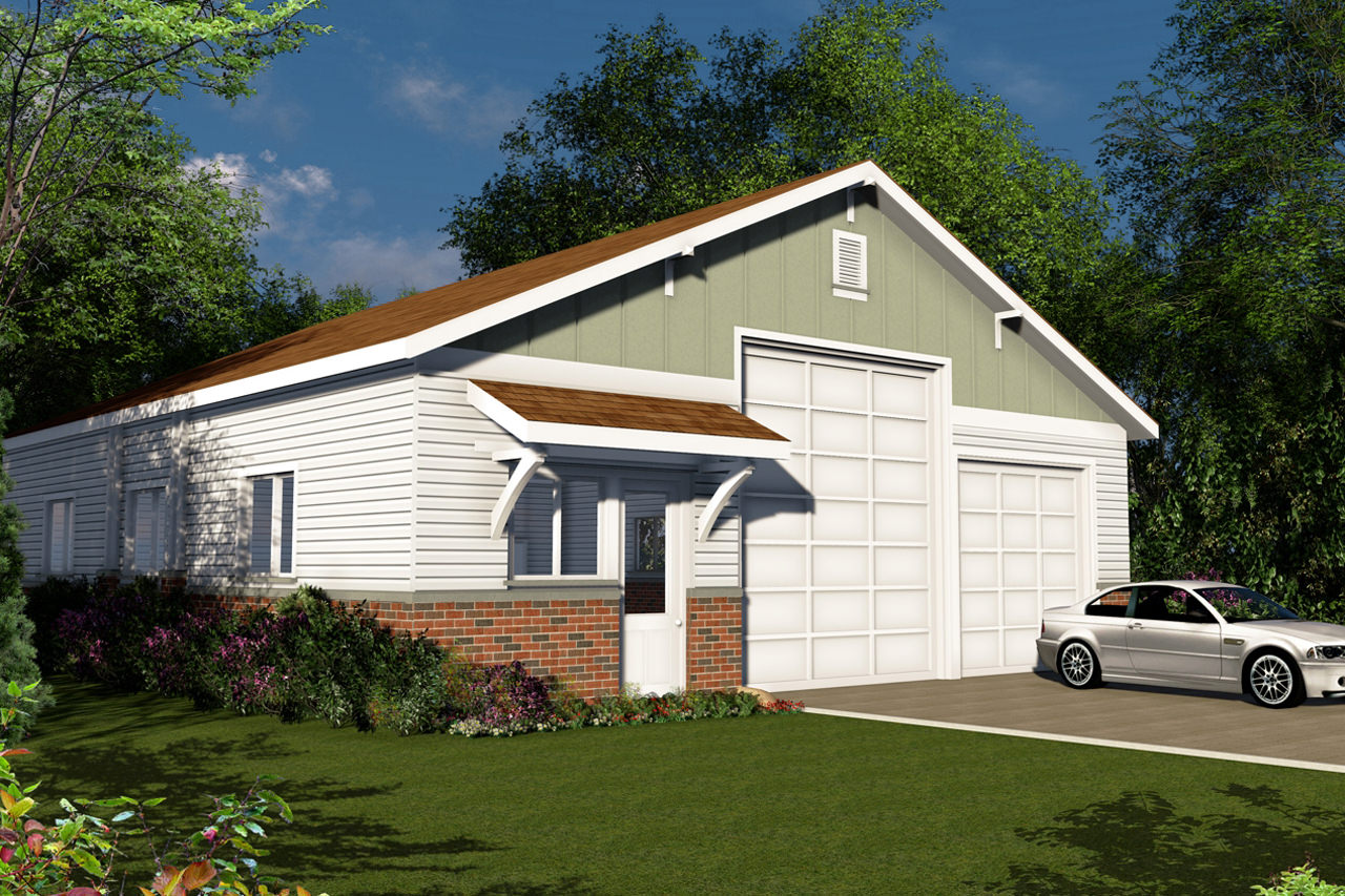 White Rv Garage With Living Quarters Floor Plans — MODERN