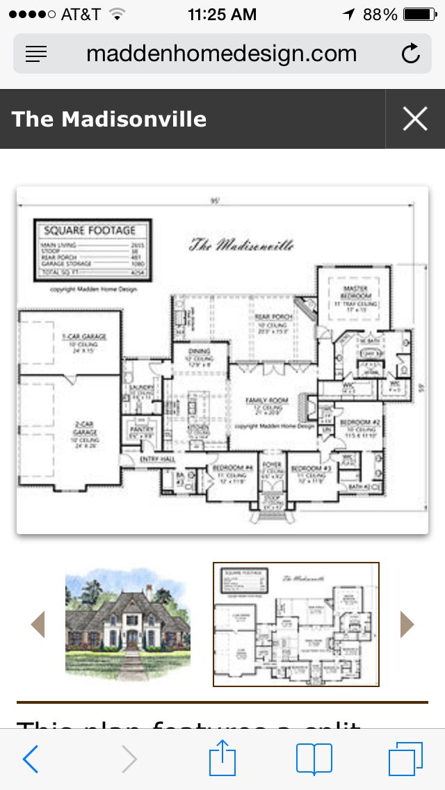 A favorite house plan. Shane would love this. House