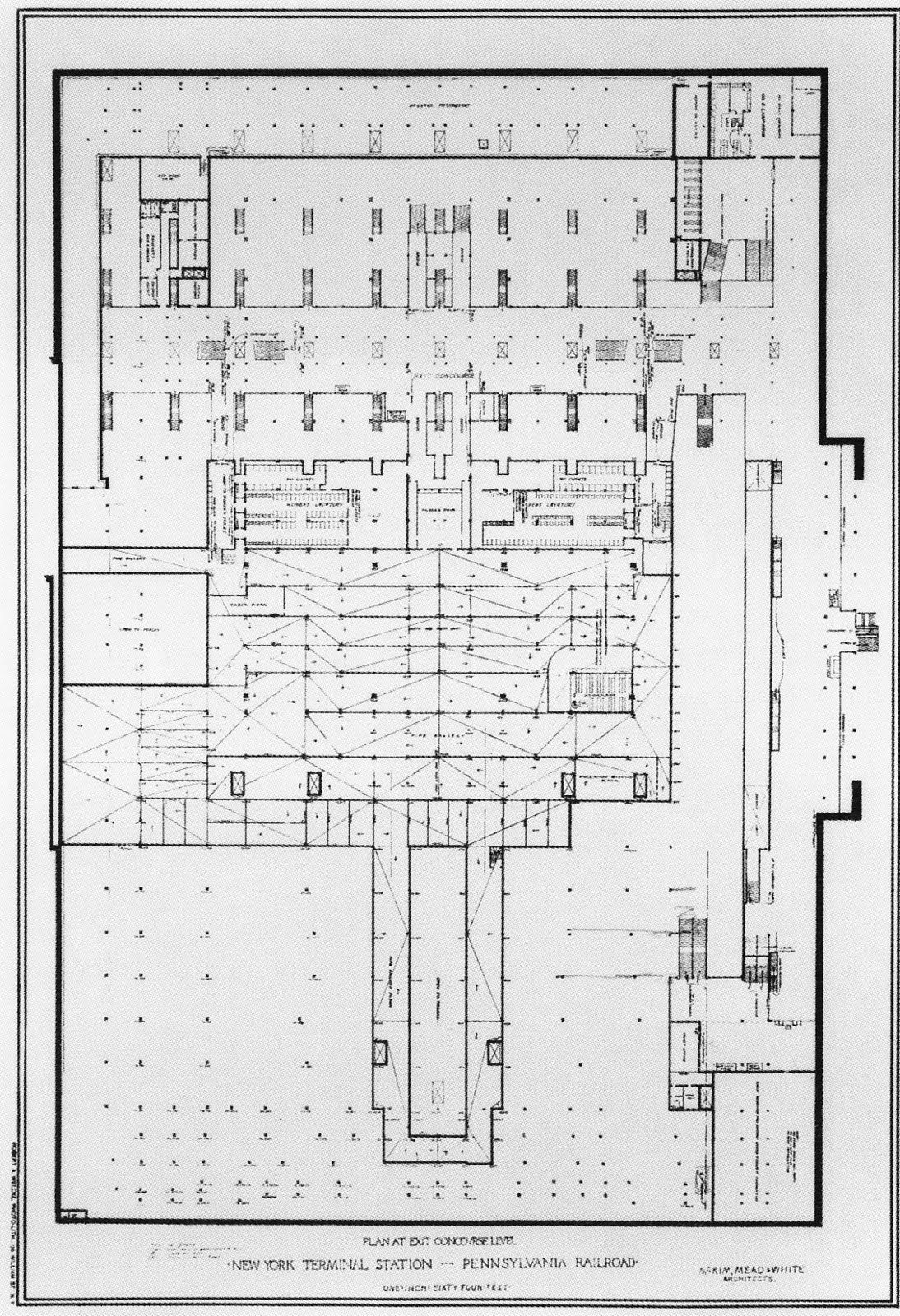 Penn Station Pathfinder Historic Floorplans (1910