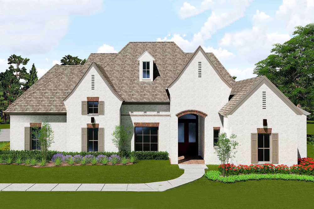 Plan 510015WDY French Country Home with 3 Fireplaces in