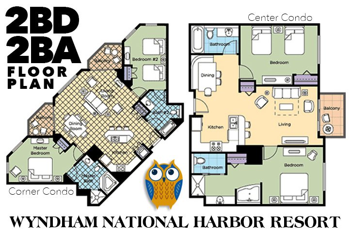 National Harbor 2BR/2BA ツ Wyndham Resort Condo! UPDATED