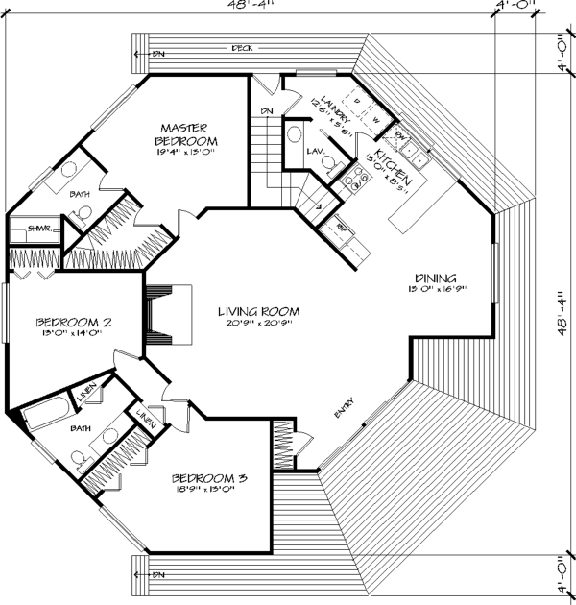 polygon house plans Google Search Dream house