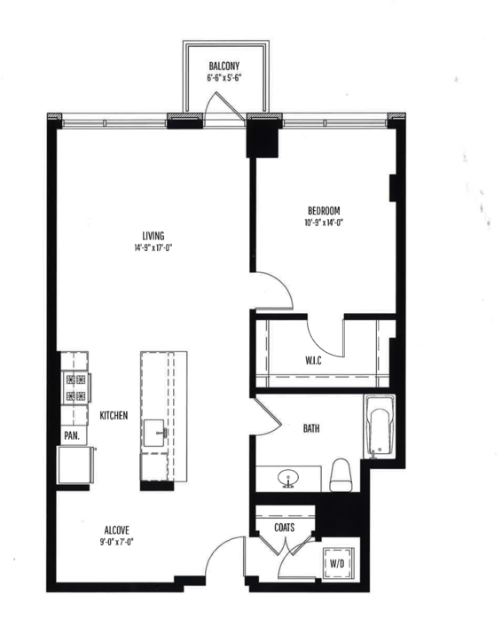 Apartments for Rent Old Town Chicago Floor Plans at 1225