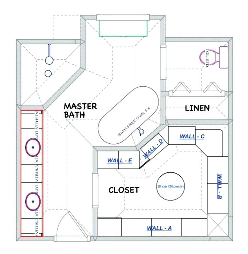 Master Bathroom Floor Plans Remodel Layout Ideas