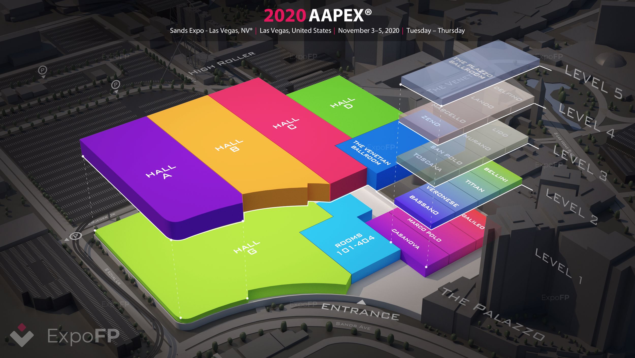 AAPEX 2020 in Sands Expo Las Vegas, NV