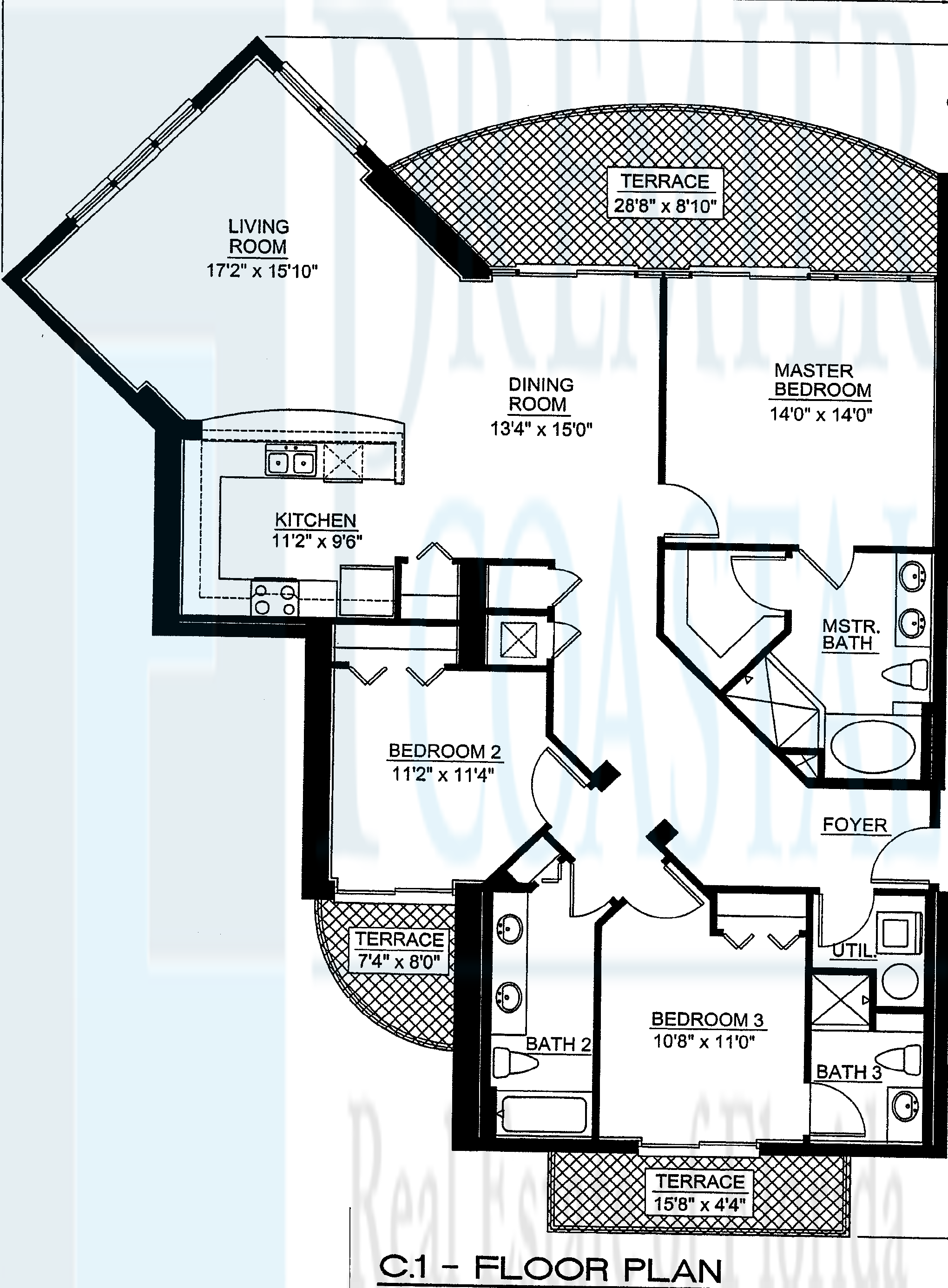 Floor Plans for Aqua Condo