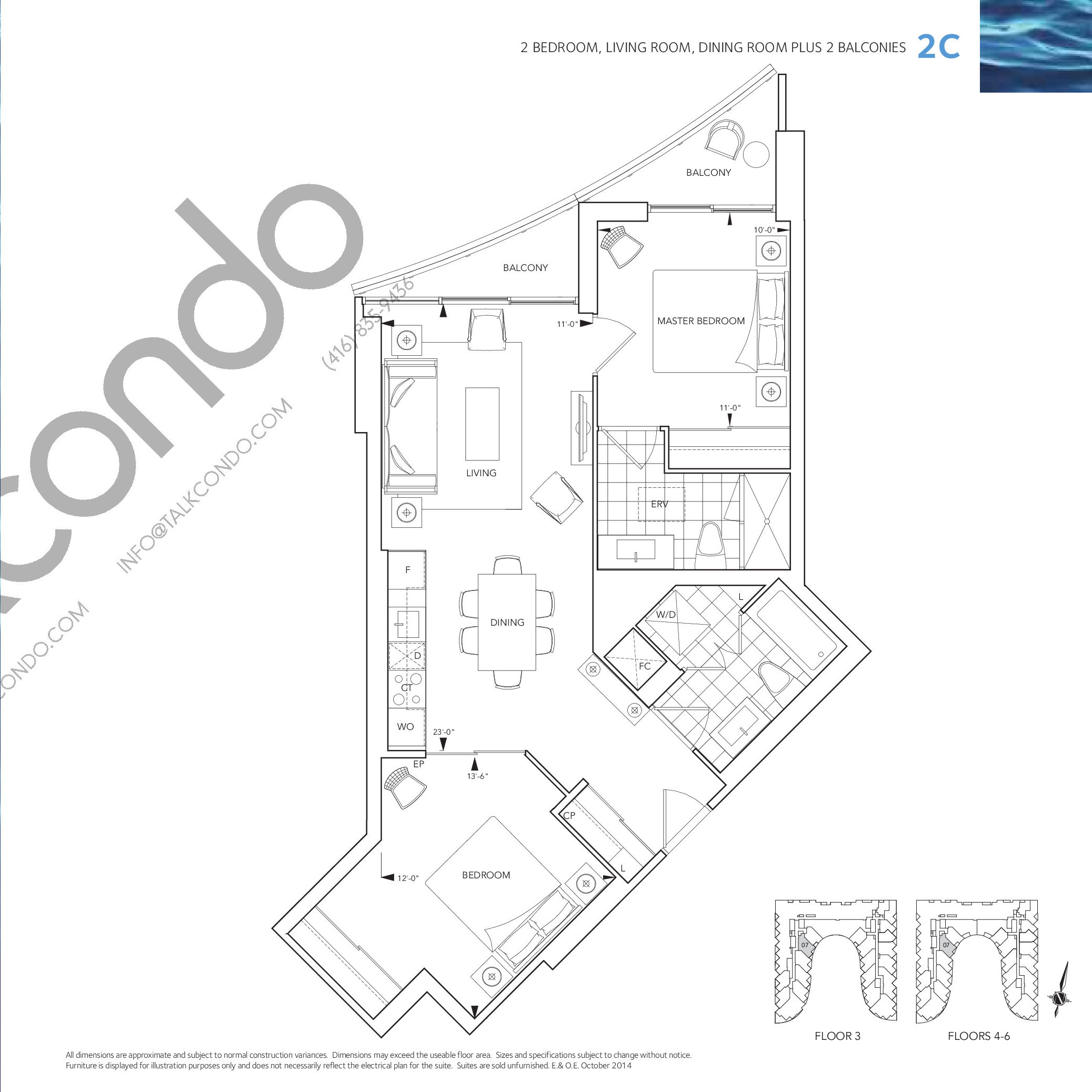 Aquavista at Bayside Condos Floor Plans, Prices