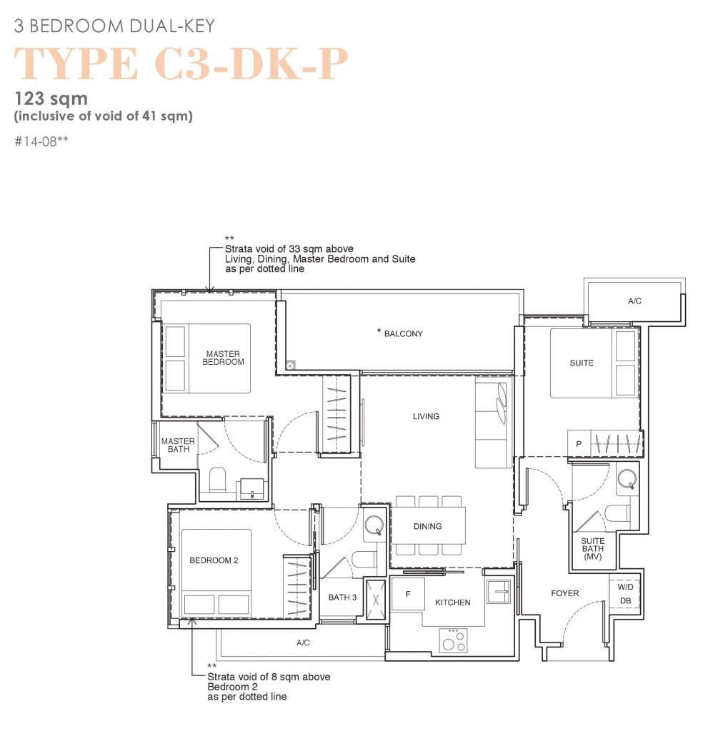 Arena Residences Floor Plan 61006282 Singapore