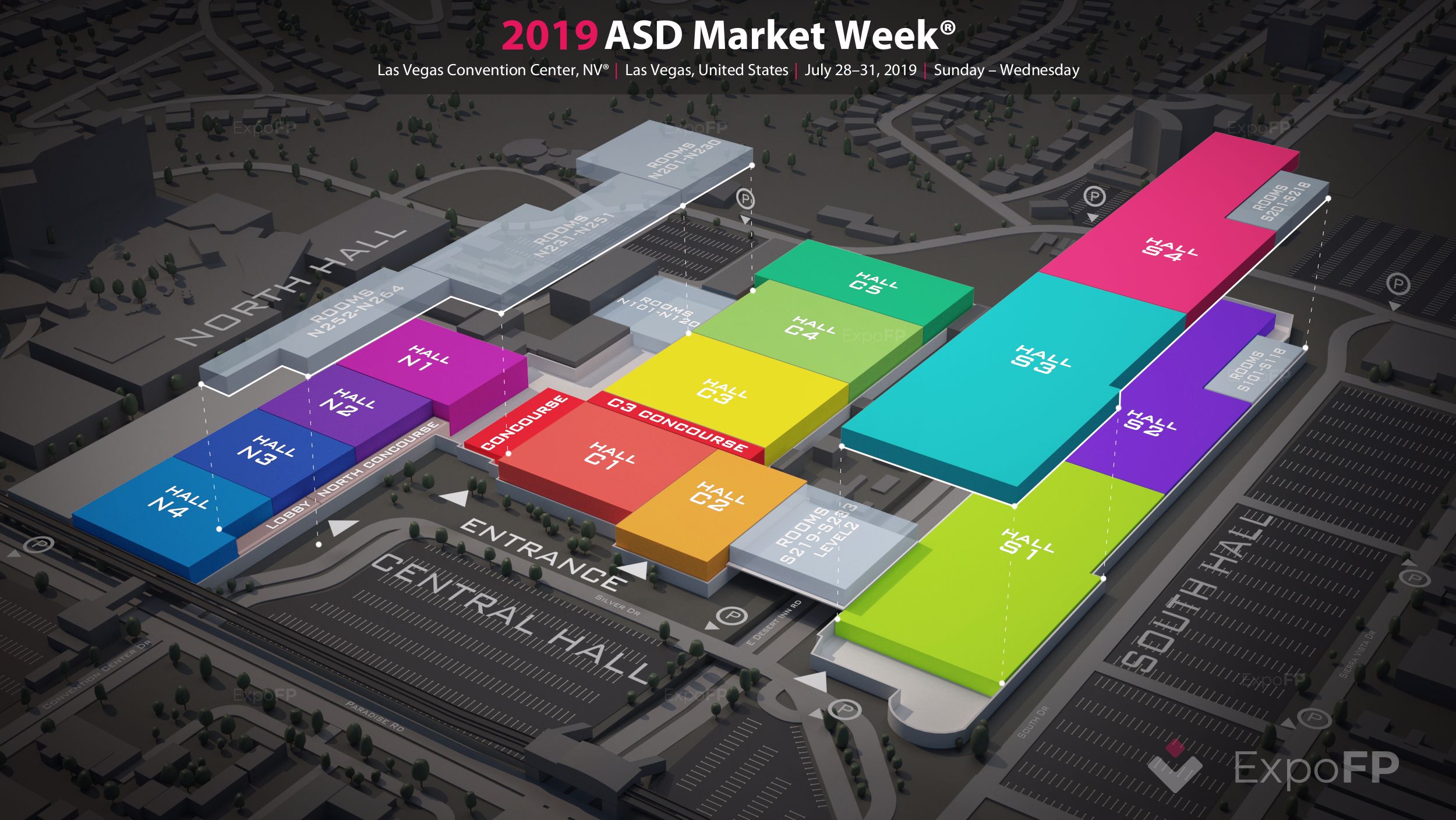 ASD Market Week 2019 in Las Vegas Convention Center, NV