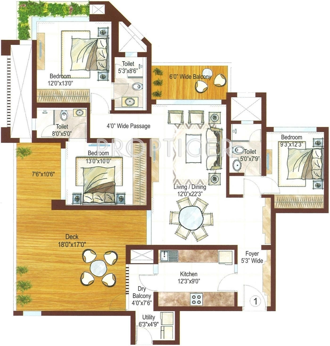 10 New Ashford Royale Floor Plan