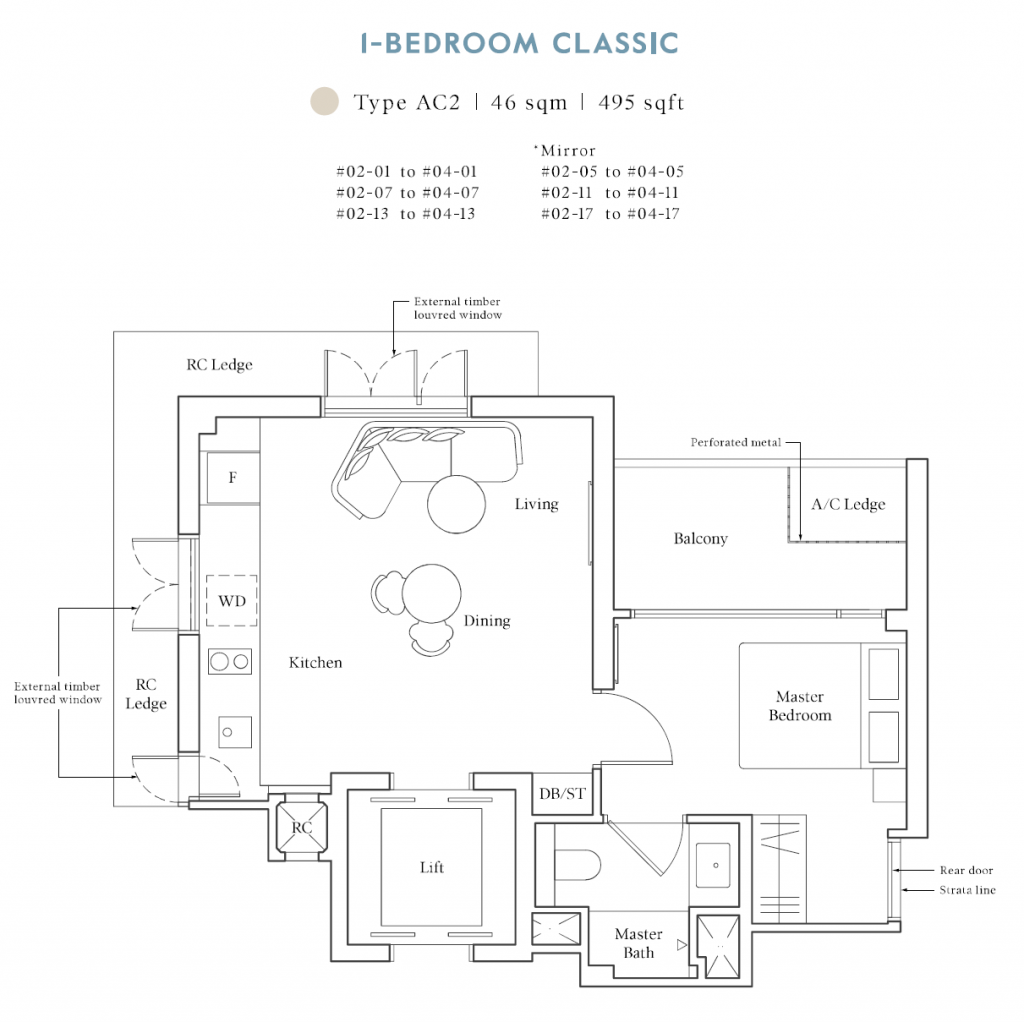 Avenue South Residence Floor Plan 61002458 Developer