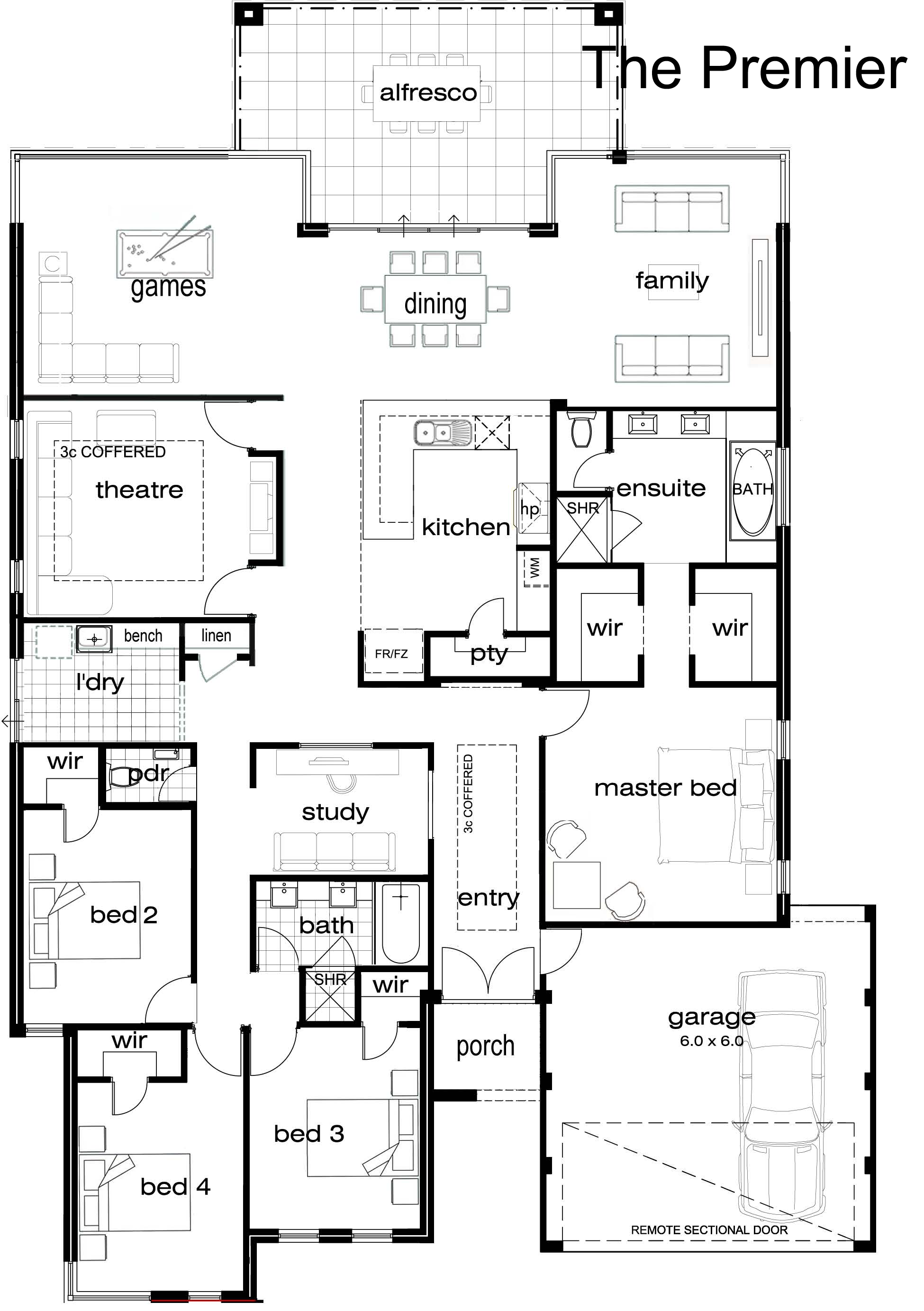 5 bedroom single story house plans bedroom at real estate