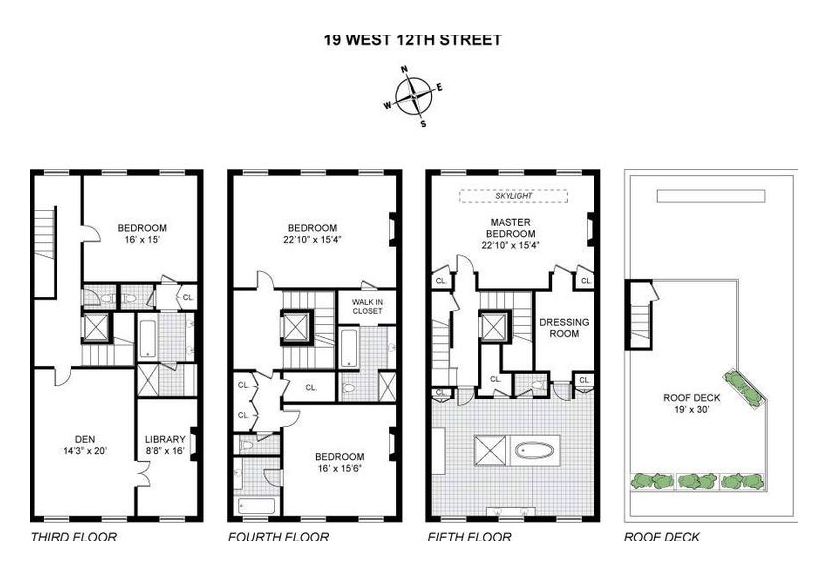 Townhouse Floor Plans With Garage