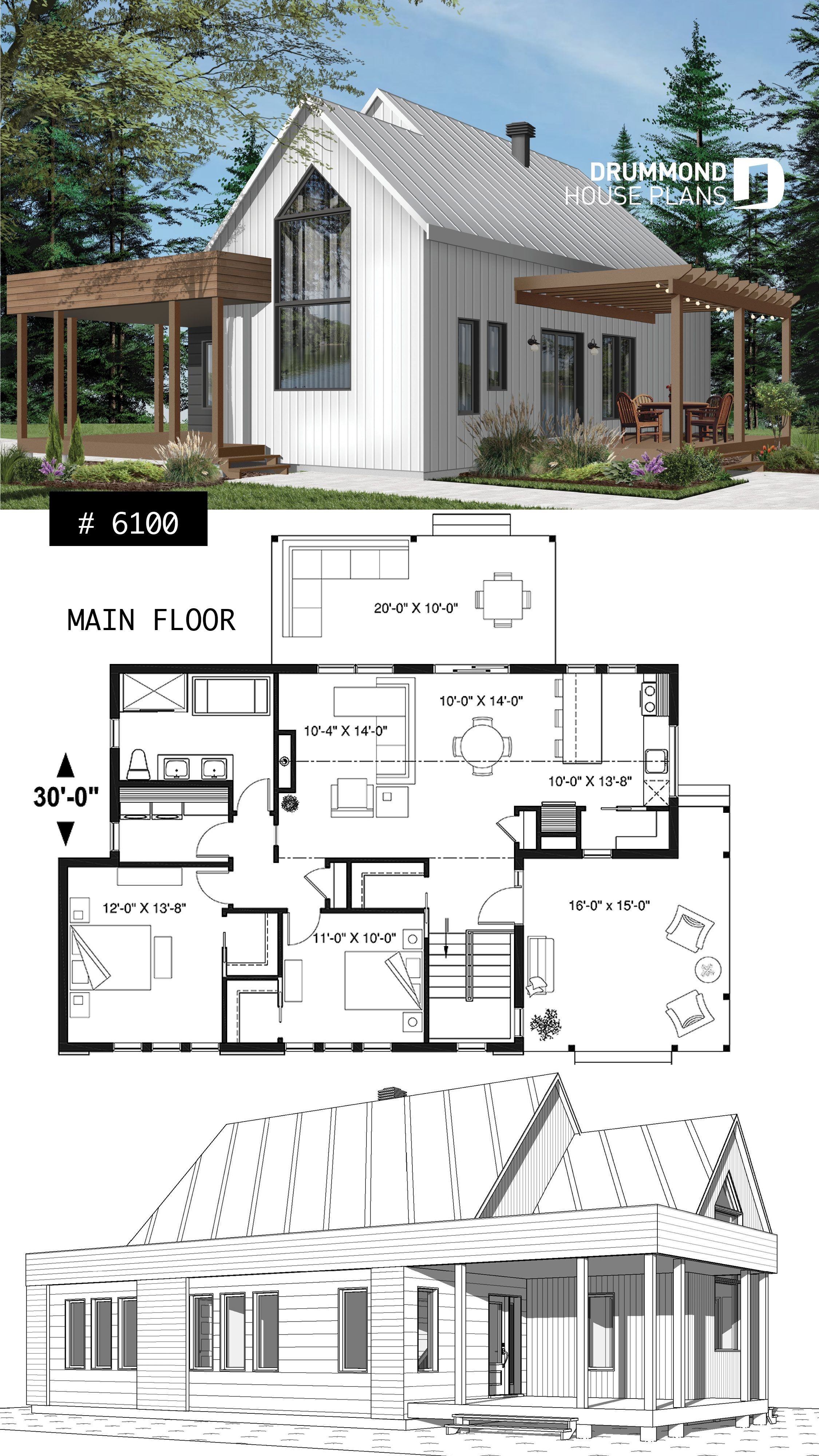 21 Open Concept Floor Plans for Small Homes Modern one