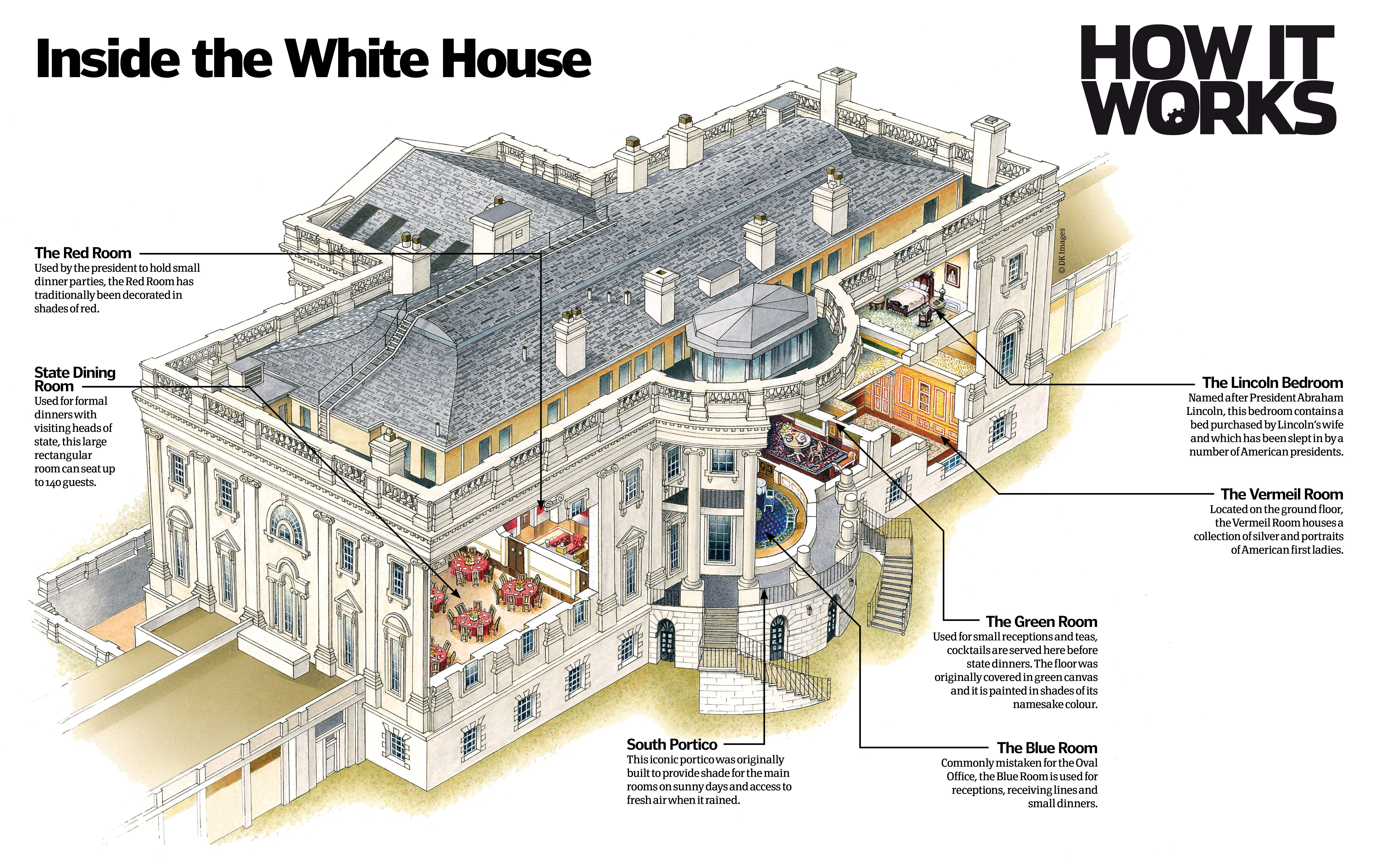 Image result for white house residence floor plan Small