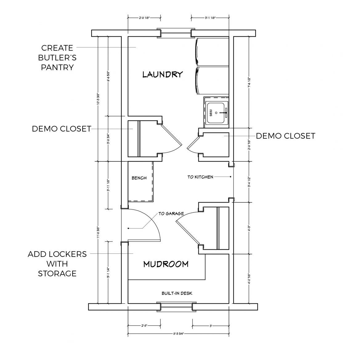 Plan201501103_1Layout Mudroom floor plan, Laundry room