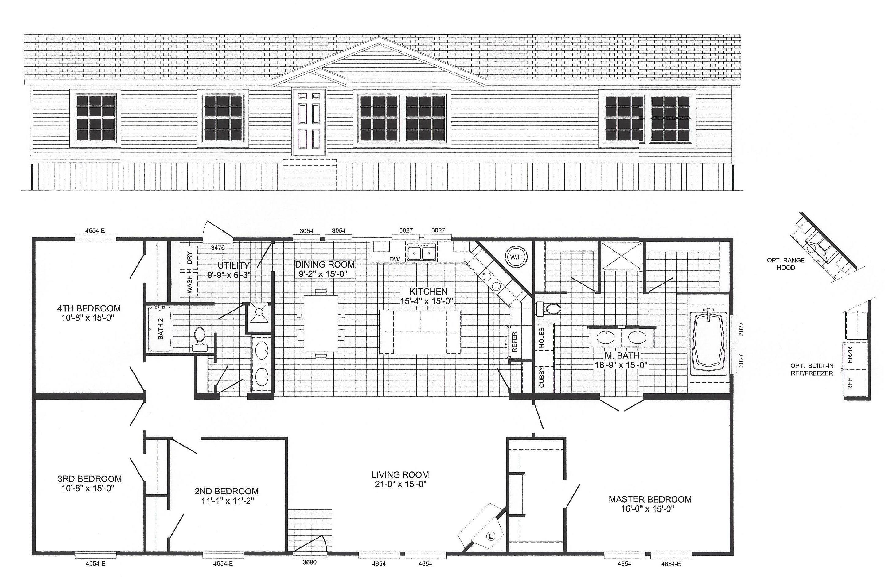 Mobile Home Floor Plans With 2 Master Suites Modern House