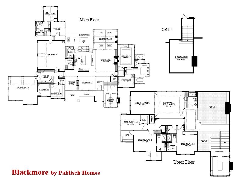 Blackmore Floor Plan by Pahlisch Homes Blog Street of