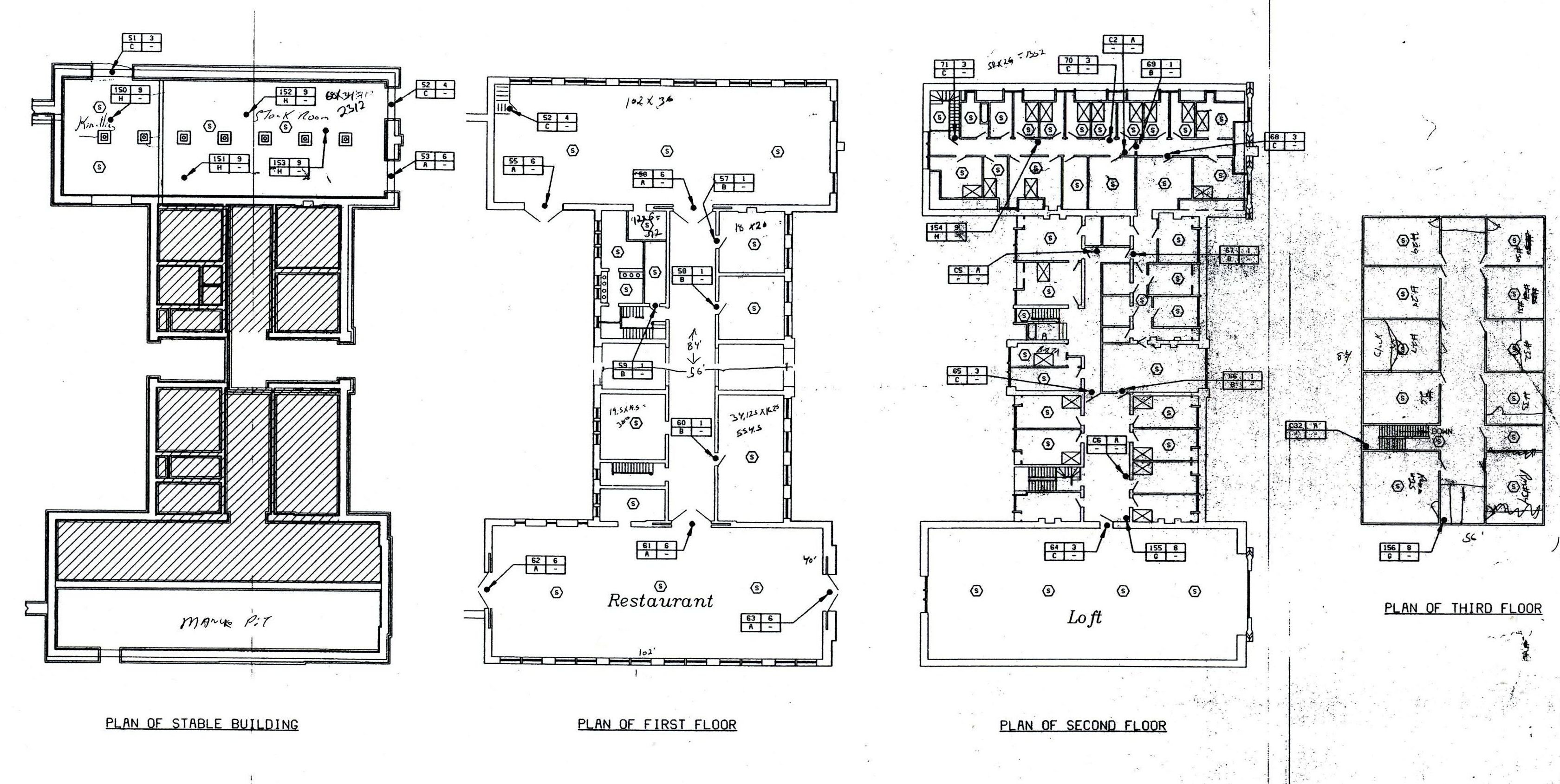 Biltmore Estate stable floorplans Biltmore estate