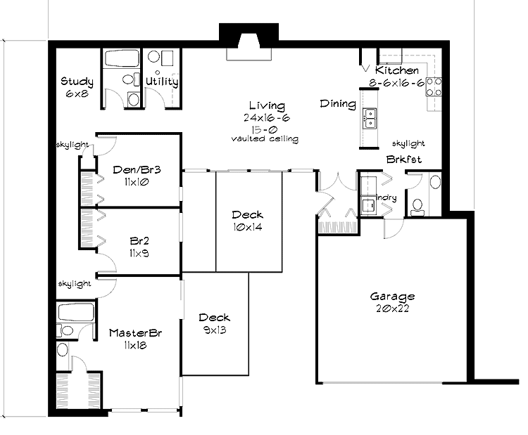 Back Earth Sheltered Home Floor Plans House Plans 32614