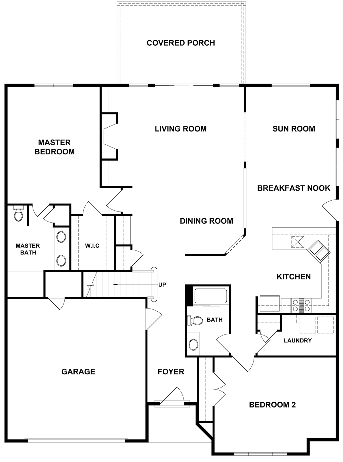 Napa Floorplan 1950 Sq. Ft Cottages at Autumn Lake