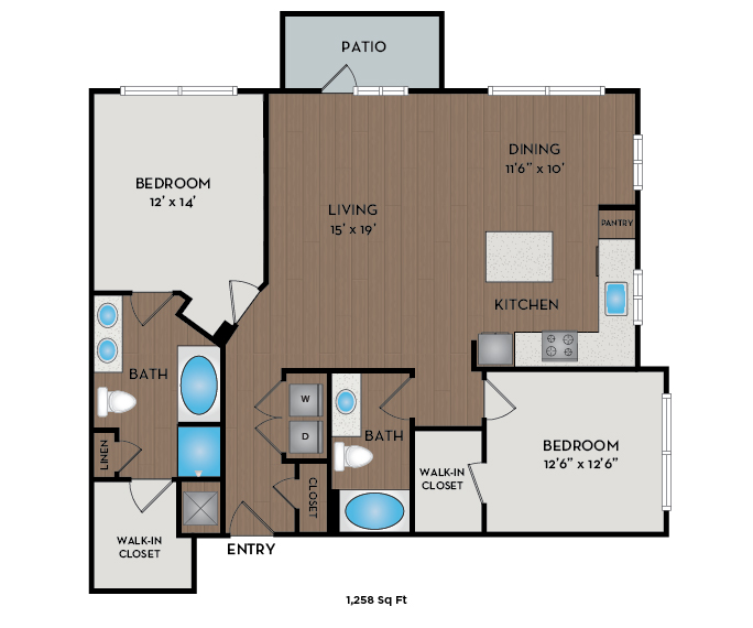 View Floor Plans Cool Springs Apartments Franklin, TN