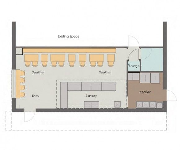 ice cream shop floor plan Google Search Cafe floor