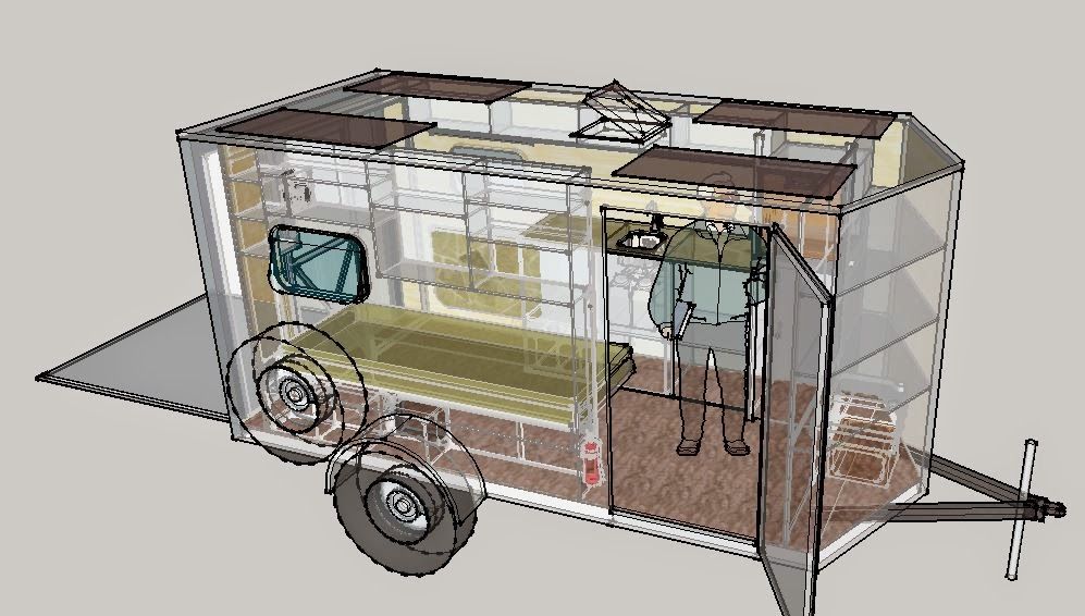 6x12 Cargo Trailer Conversion Floor Plans Happy Living