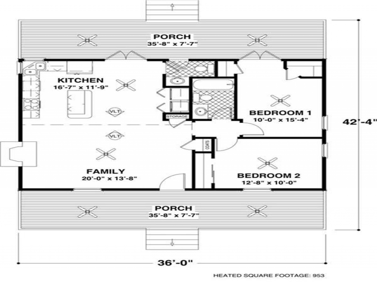 Best Small Open Floor Plans Small House with Open Floor