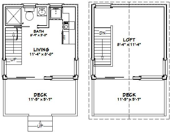 12x12 House w/ Loft 12X12H1 268 sq ft Excellent