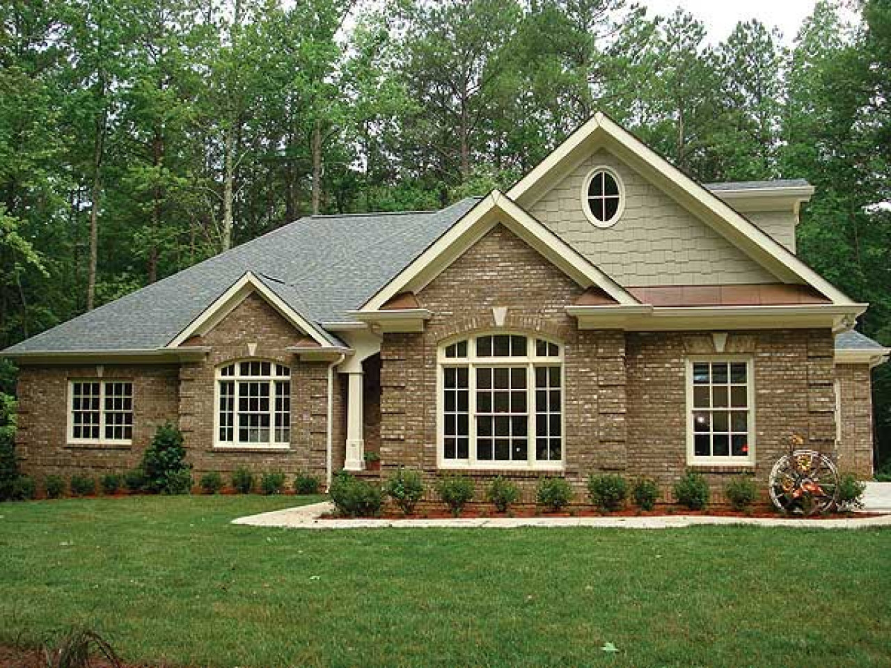 Brick Ranch House Plans One Story All Homes Plans 44668