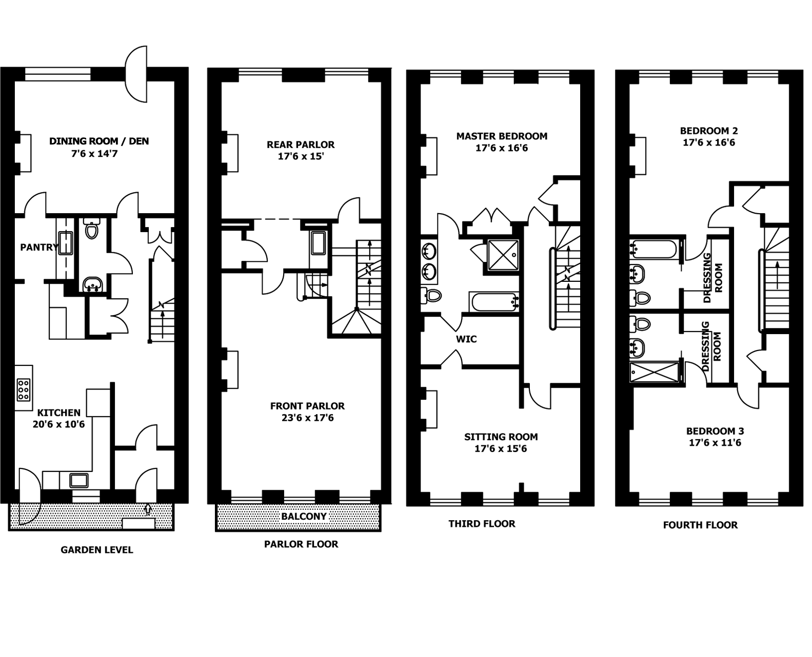 15 Best Elementary Brownstone Floor Plan