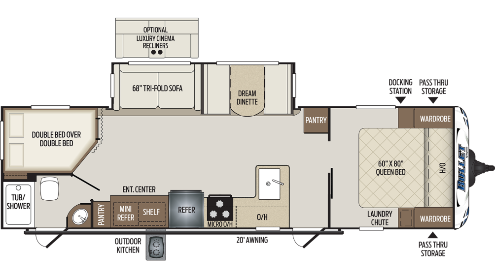 2020 Keystone Bullet 290BHS For Sale New 43772